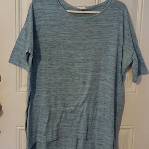 LuLaRoe Heathered Teal Top